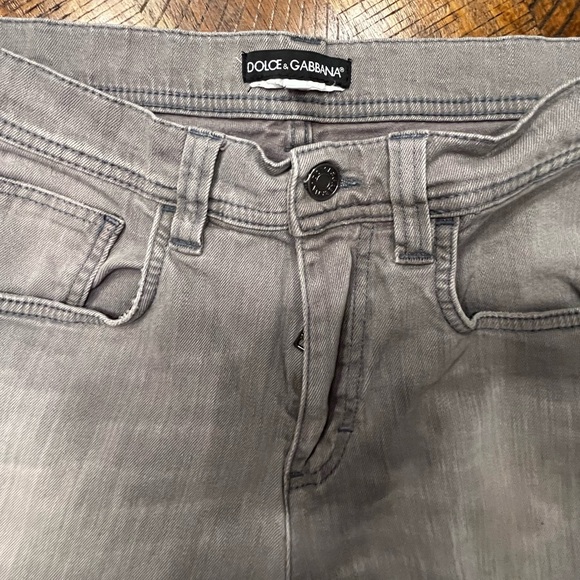 Dolce & Gabbana Men's Slim Jeans in Gray